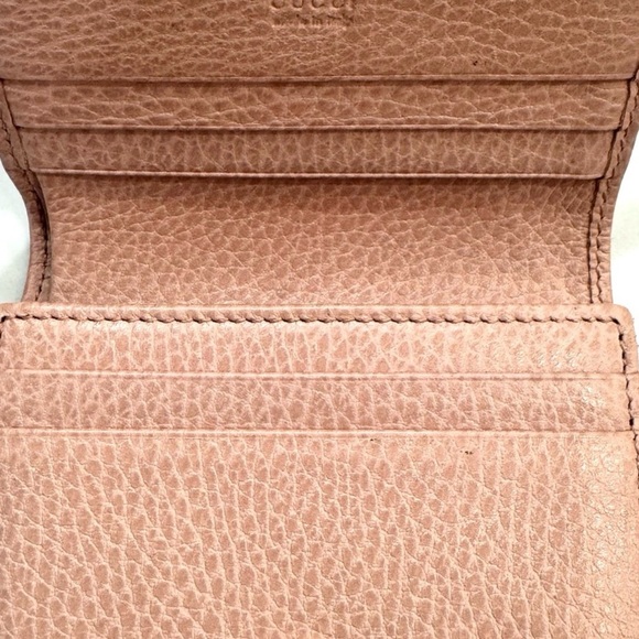 Gucci GG Marmont Wallet Gucci
Pink Leather Card Case Wallet COA - Picture 5 of 11